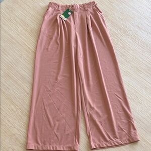 HALARA Dusty Pink Pleated Pants